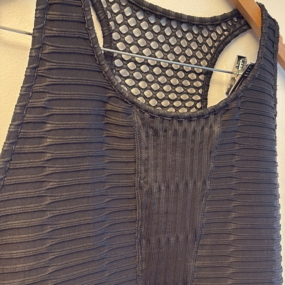 NWT Nine West Active Textured Mesh-Back Sports Bra in Black Size 3X - Picture 5 of 6